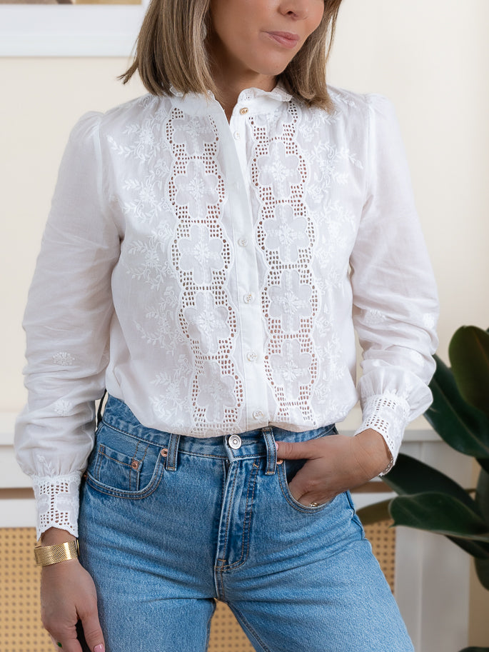 White Sheila blouse