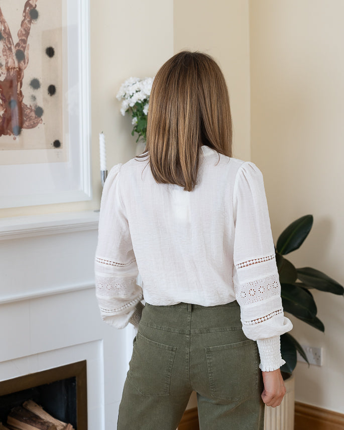 White Tracy Blouse