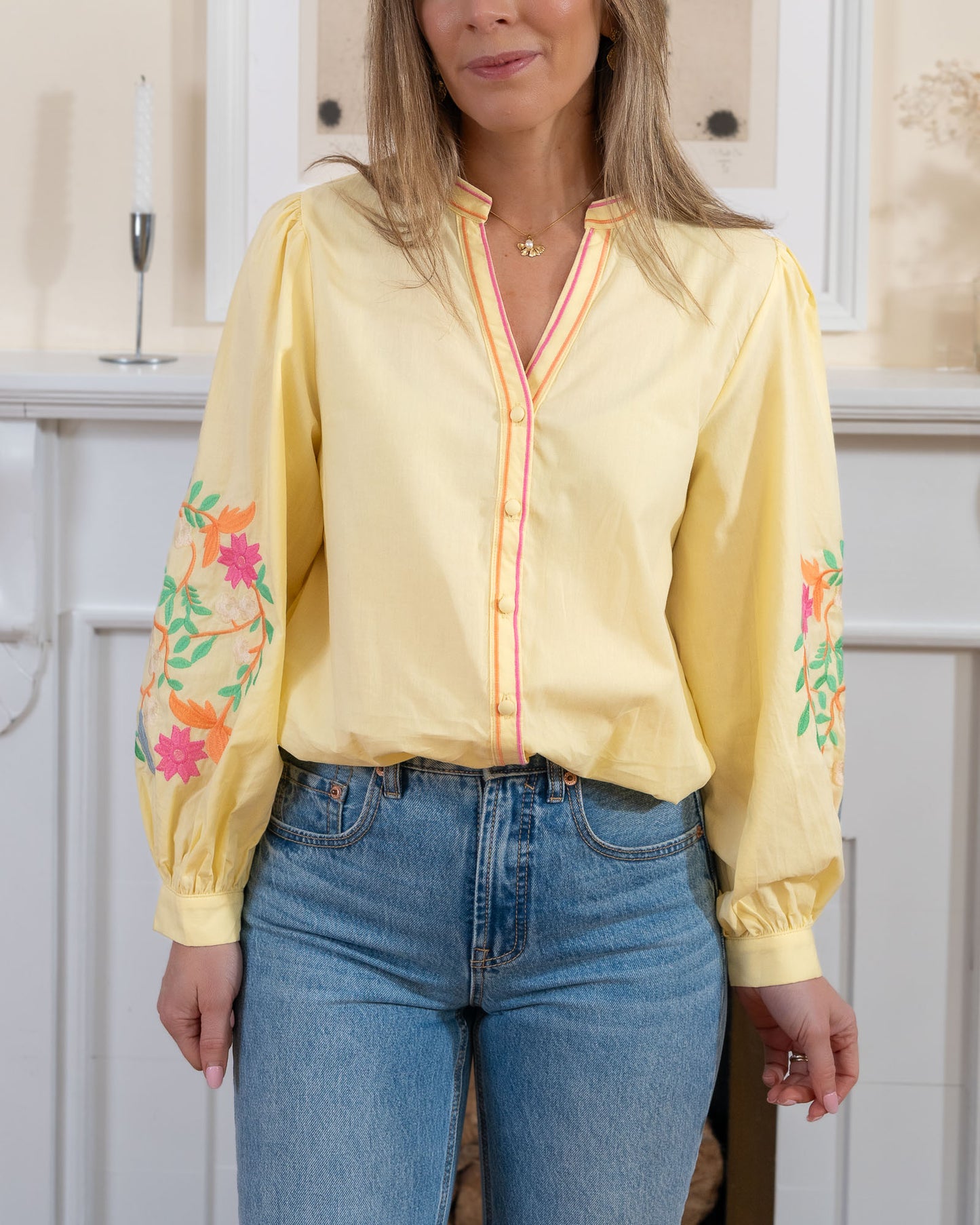 Yellow Beth Blouse