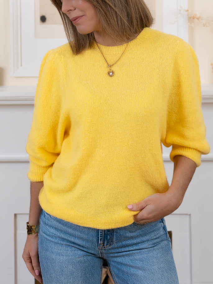 Yellow Connie Alpaca Jumper