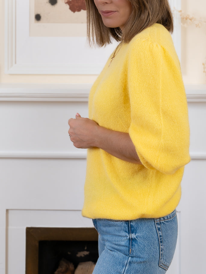 Yellow Connie Alpaca Jumper