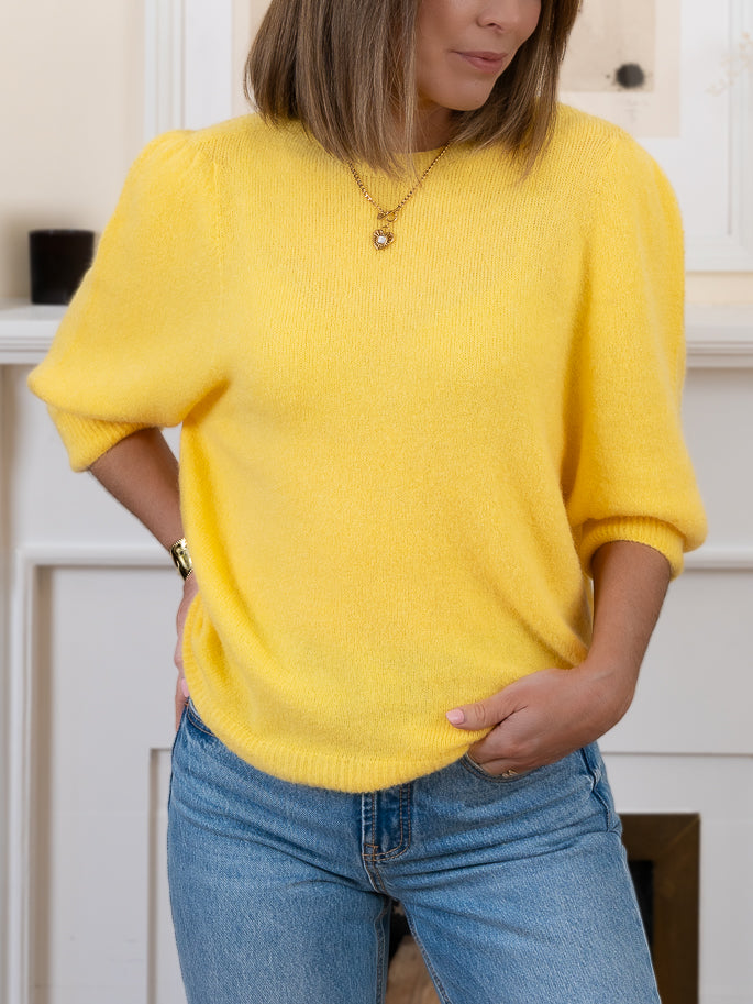 Yellow Connie Alpaca Jumper