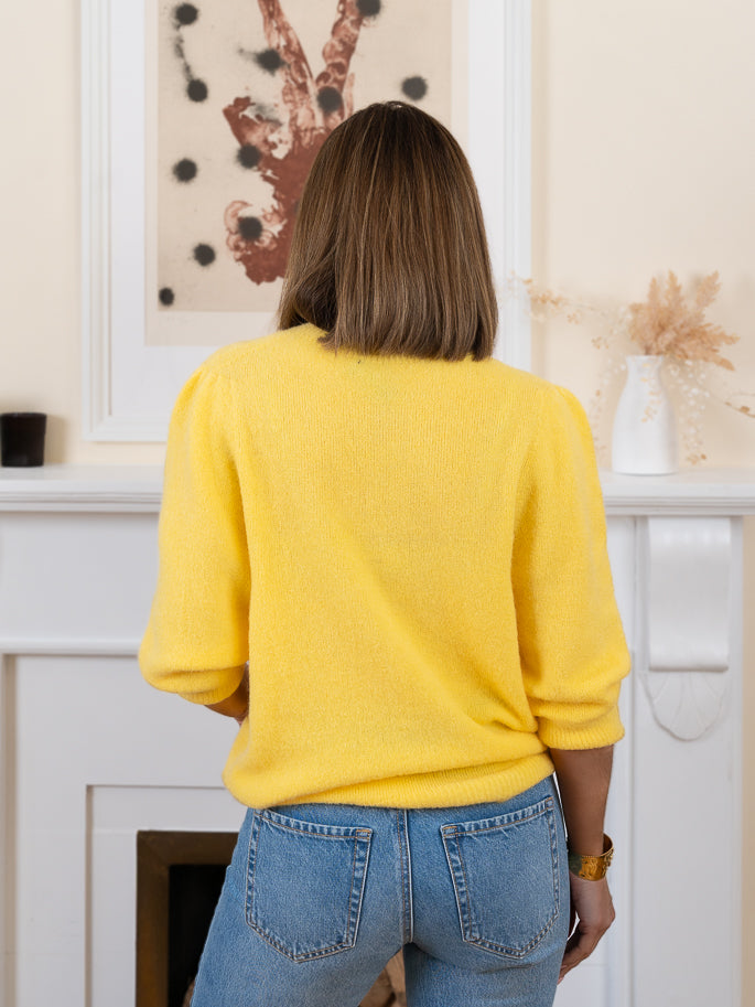 Yellow Connie Alpaca Jumper