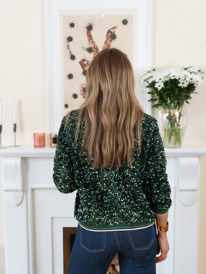 Green Chicago Bomber jacket