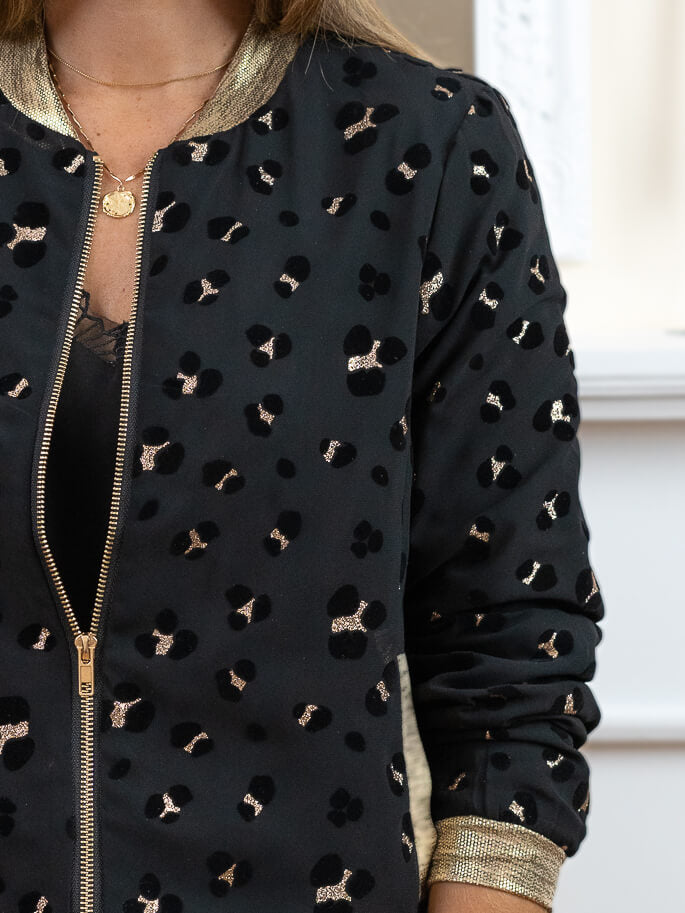Midnight Bomber Jacket