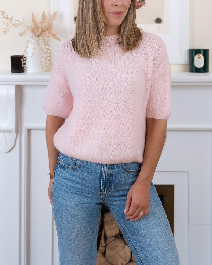 Baby Pink Sophie Alpaca Jumper