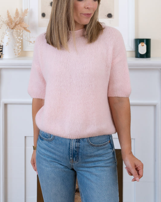 Baby Pink Sophie Alpaca Jumper