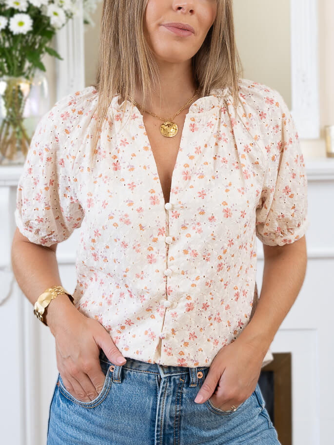 Beige Eve Blouse