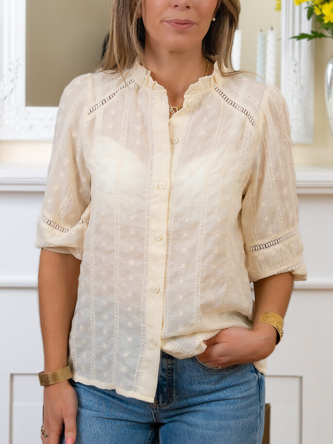 Beige Samira Blouse