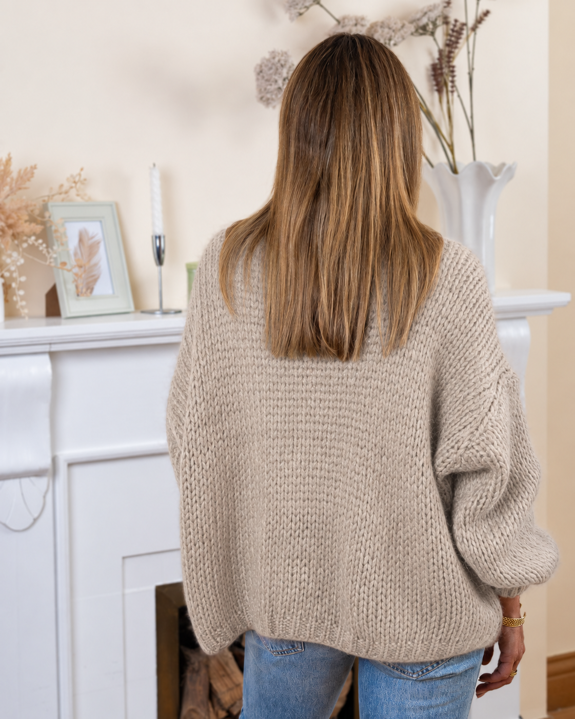 Beige Audrey Cardigan (Dispatch 05/10)