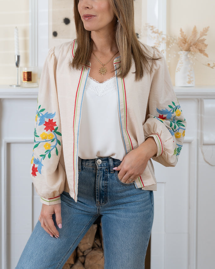 Beige Beth Jacket