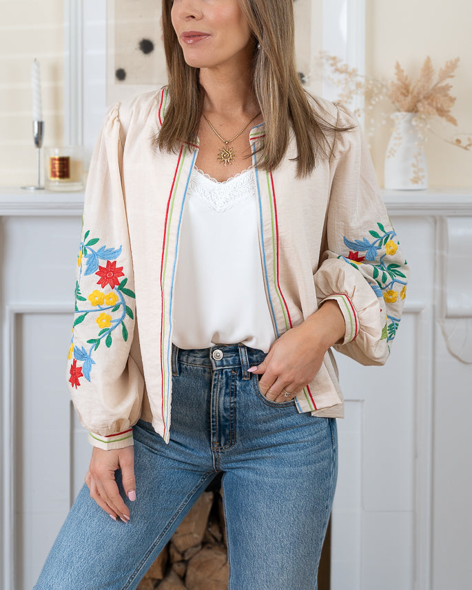 Beige Beth Jacket