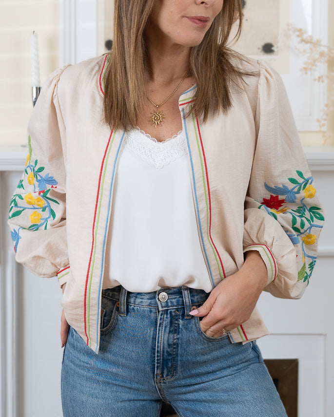 Beige Beth Jacket