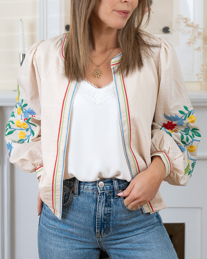 Beige Beth Jacket