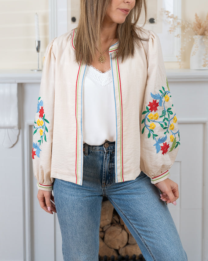 Beige Beth Jacket