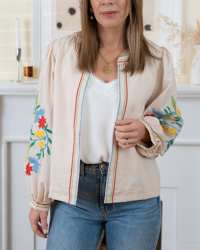 Beige Beth Jacket