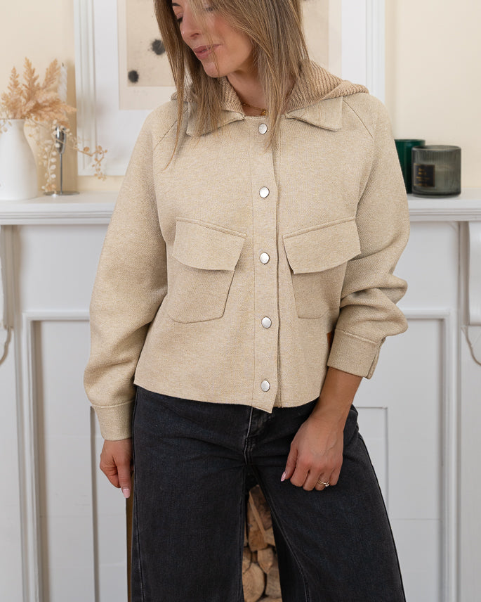 Beige  Bobby Jacket
