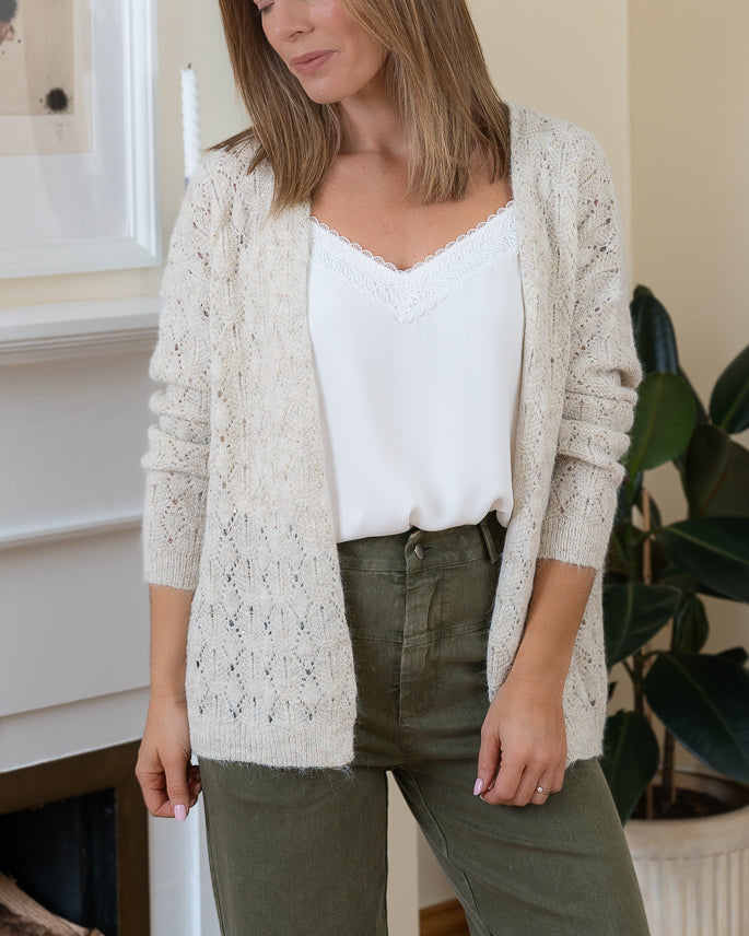 Beige Brid Cardigan