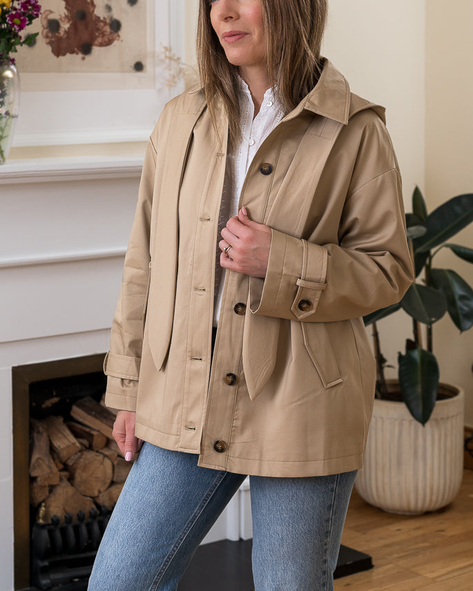Beige Cleo Jacket