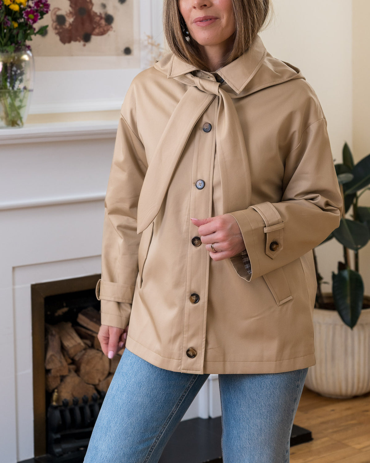 Beige Cleo Jacket