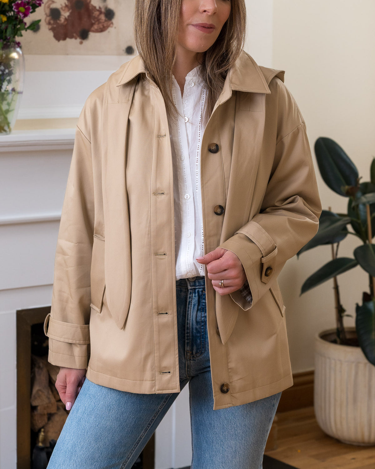 Beige Cleo Jacket