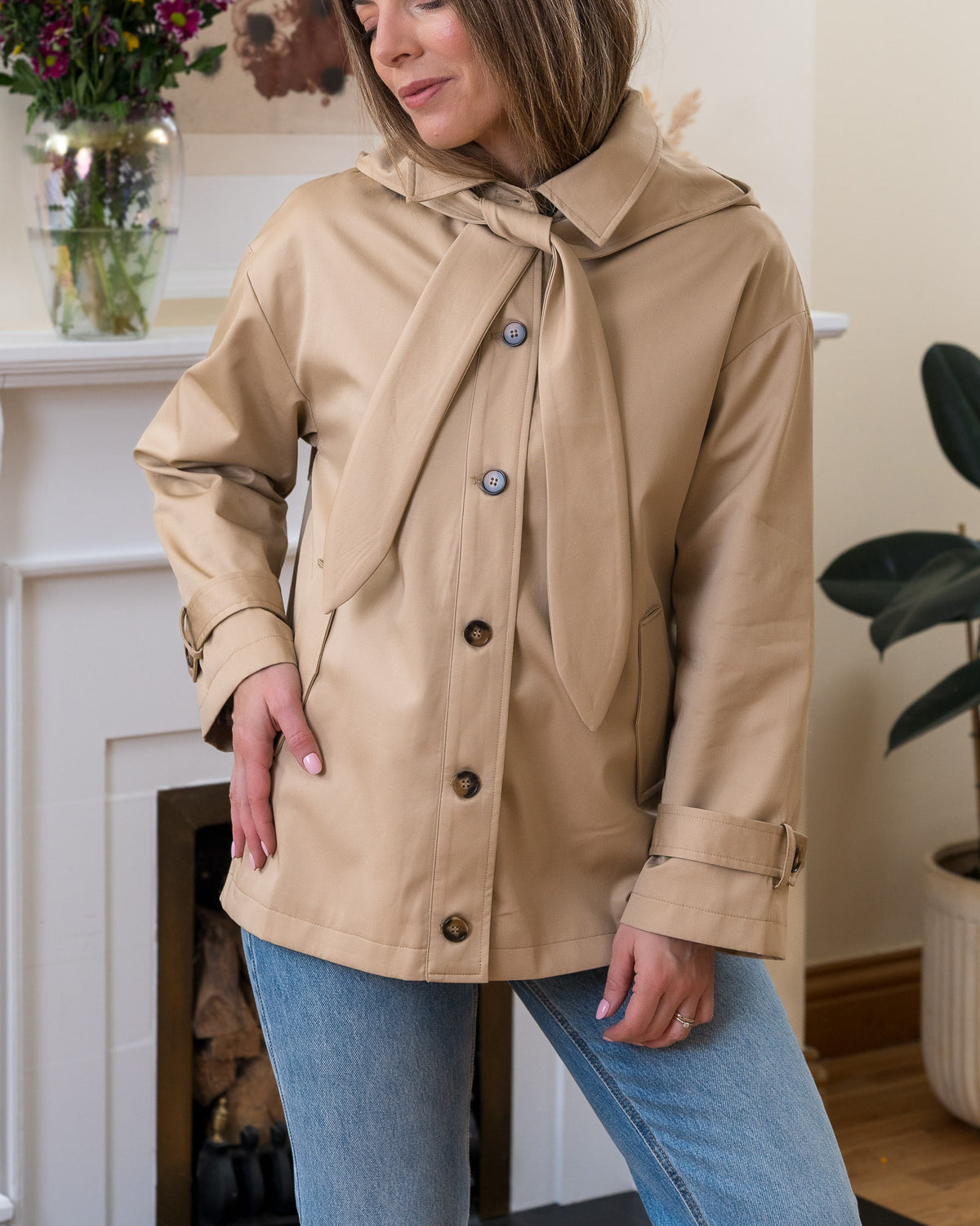 Beige Cleo Jacket