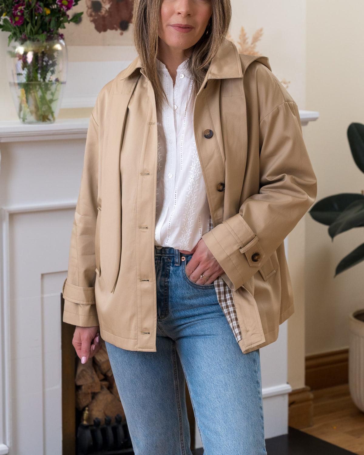 Beige Cleo Jacket