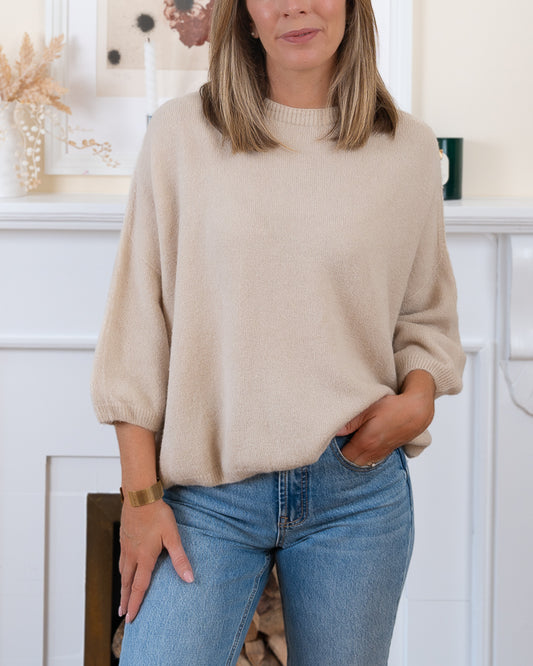 Beige Colette Alpaca Jumper