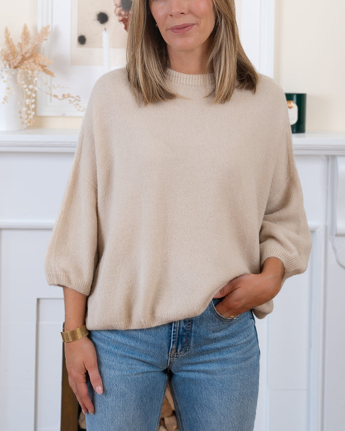 Beige Colette Alpaca Jumper