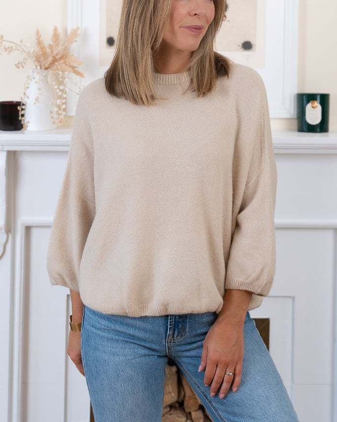 Beige Colette Alpaca Jumper