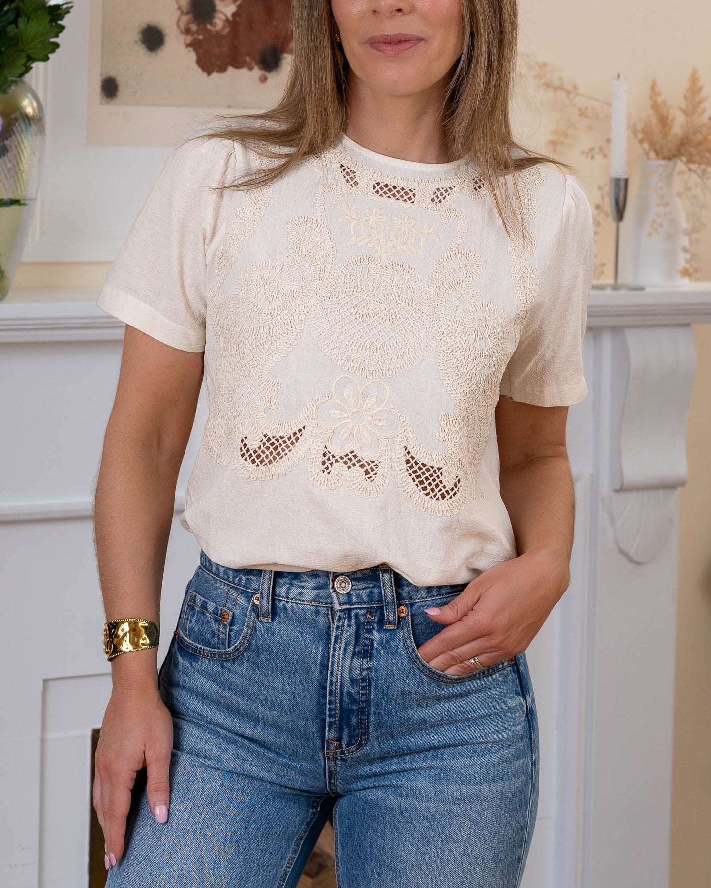 Beige Maite Top