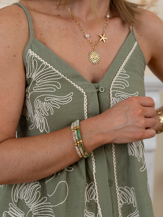 Beige Nikos bracelet