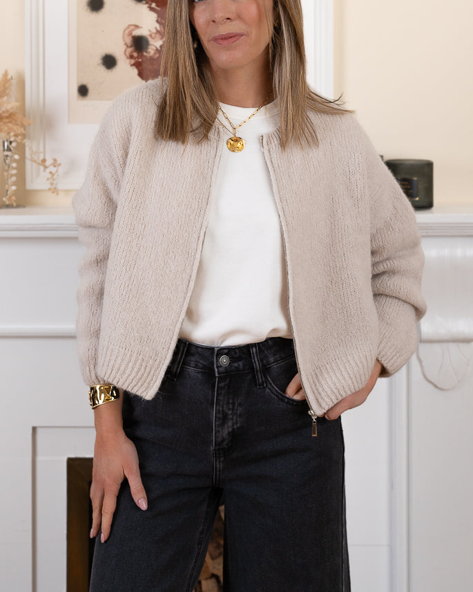 Beige Pimpa cardigan