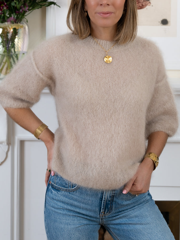 Beige  Ross Mohair  Jumper