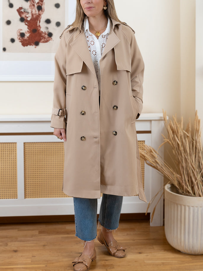 Beige Sole Trench