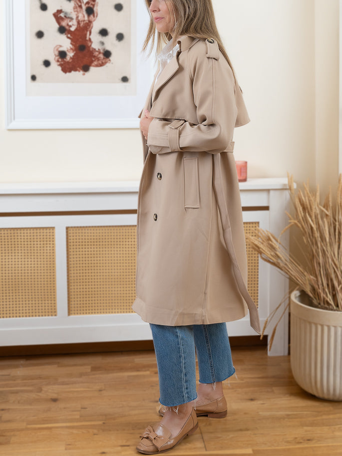 Beige Sole Trench