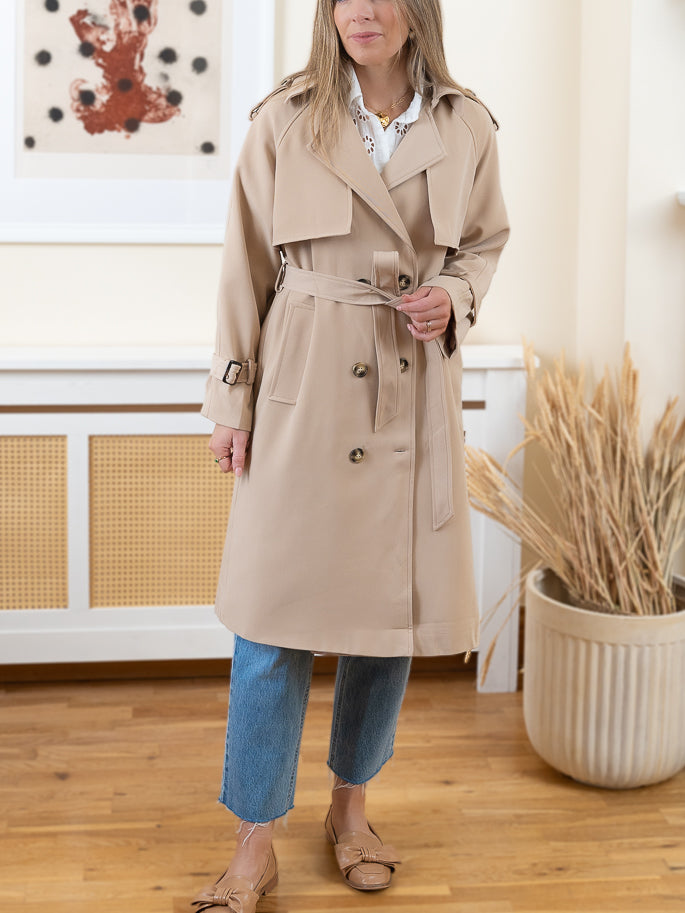 Beige Sole Trench