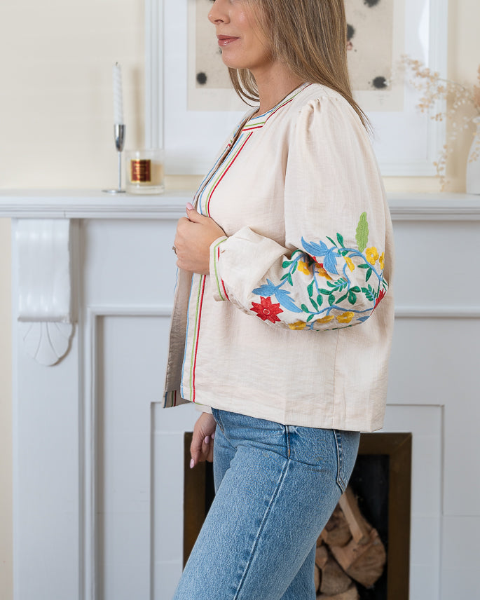 Beige Beth Jacket