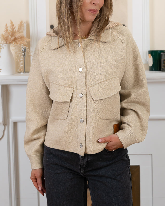 Beige  Bobby Jacket