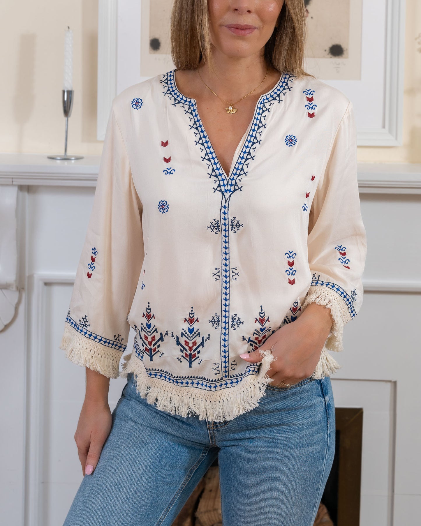 Beige Mika Top