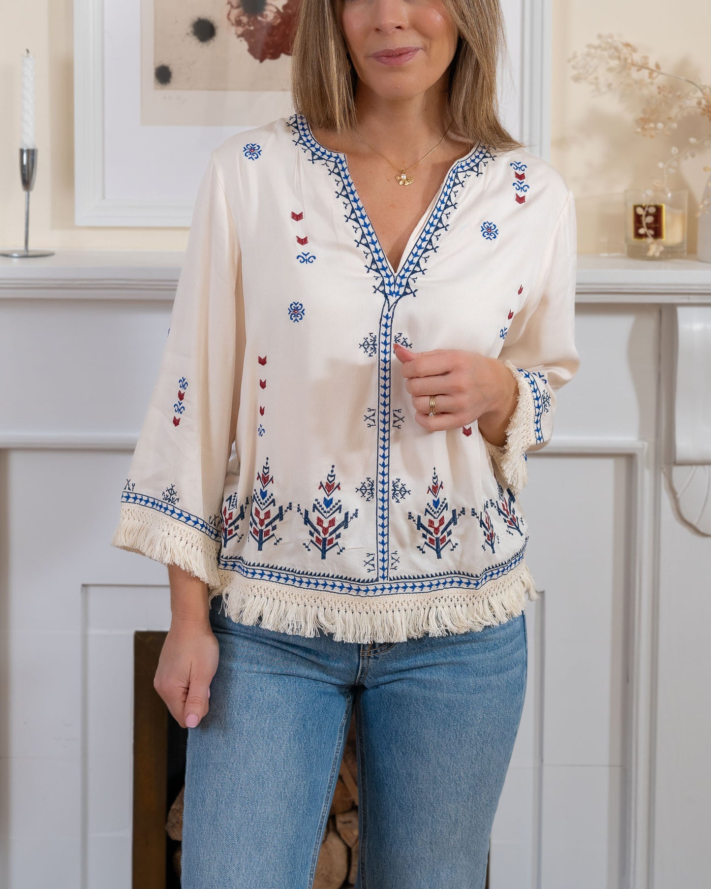 Beige Mika Top