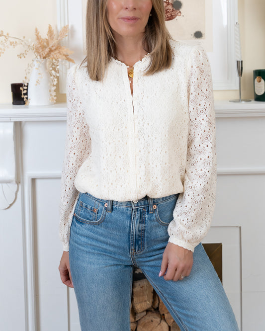 Beige Noemi Blouse