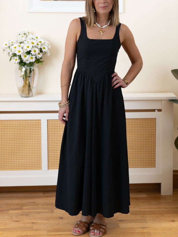 Black Elena Dress