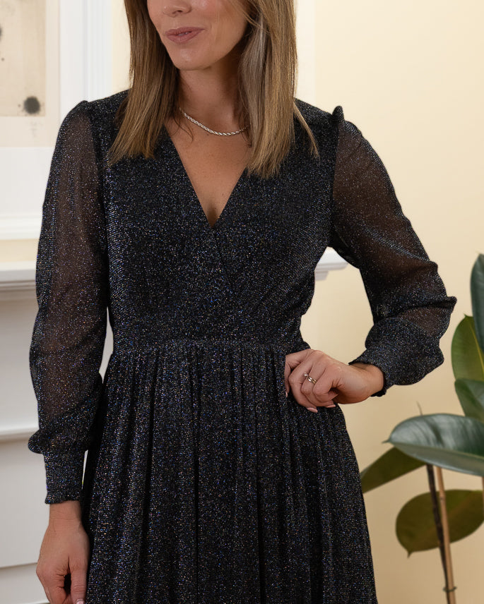 Black Selma maxi dress