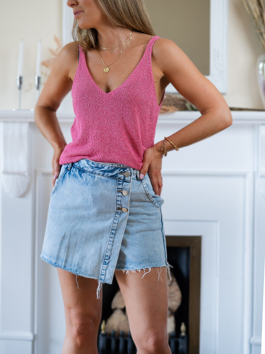 Blue Skort