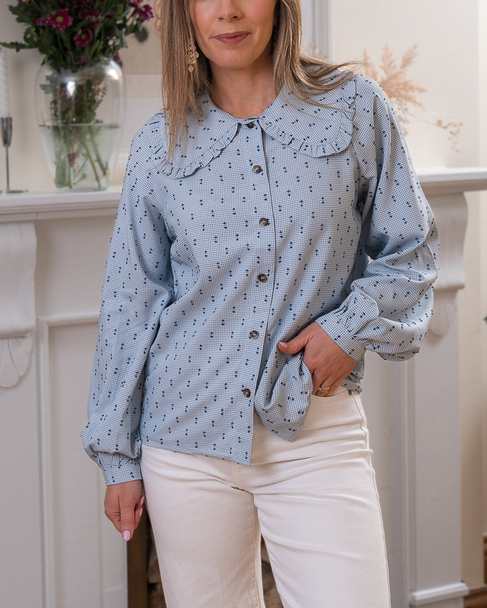 Blue Charlie Blouse