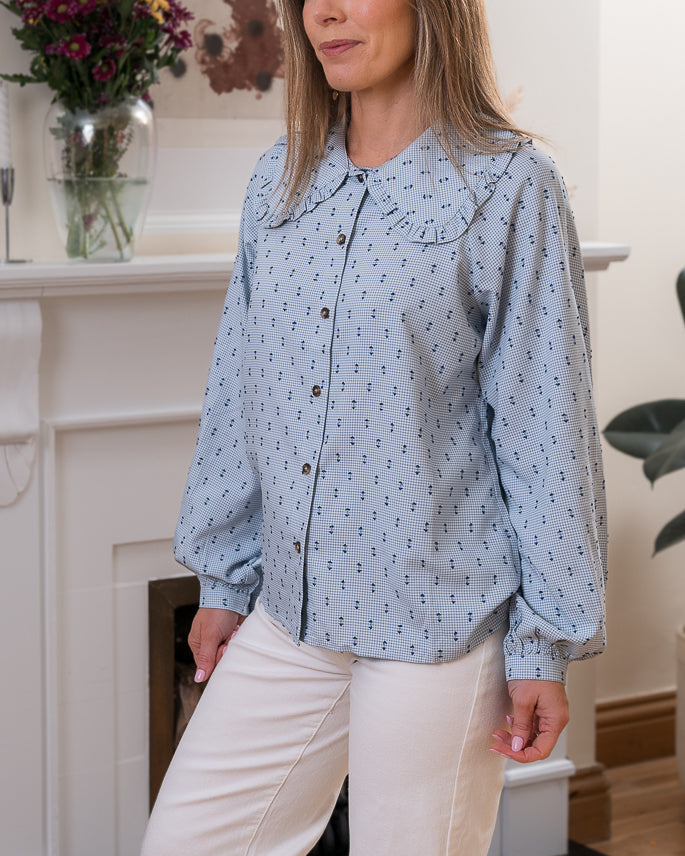 Blue Charlie Blouse