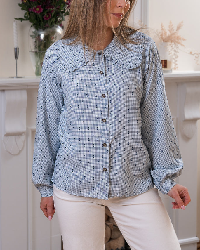 Blue Charlie Blouse