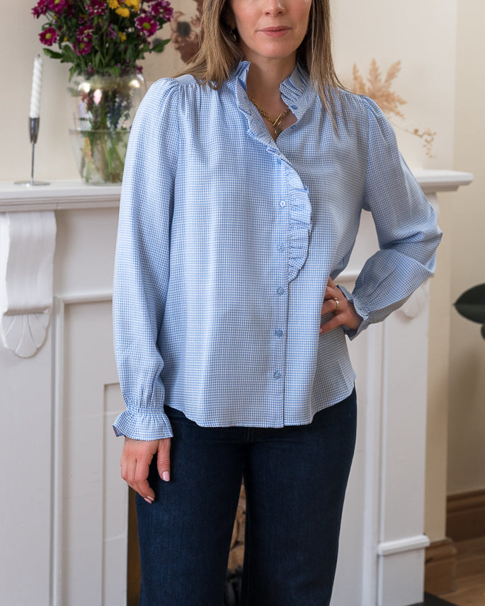 Blue Coline Blouse