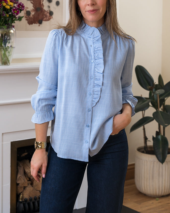 Blue Coline Blouse